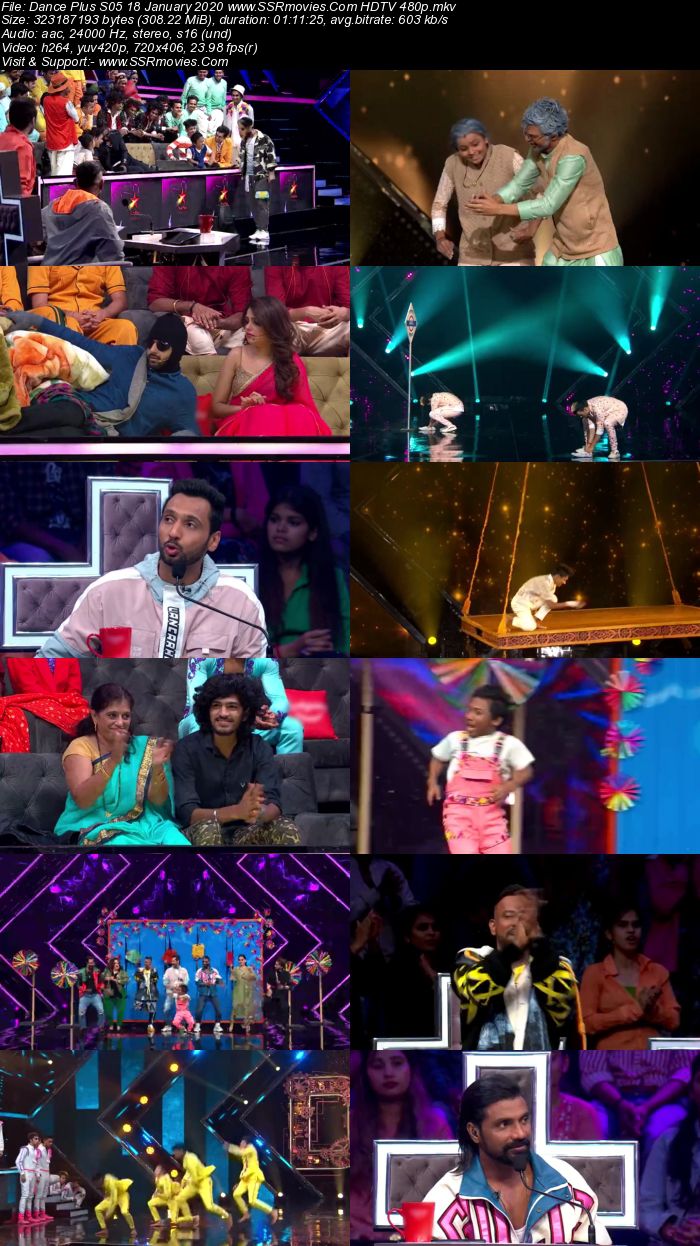 Dance Plus S05 18 January 2020 HDTV 480p 720p Download