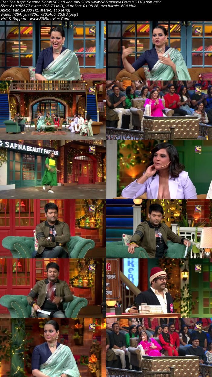 The Kapil Sharma Show S02 18 January 2020 Full Show Download HDTV HDRip 480p