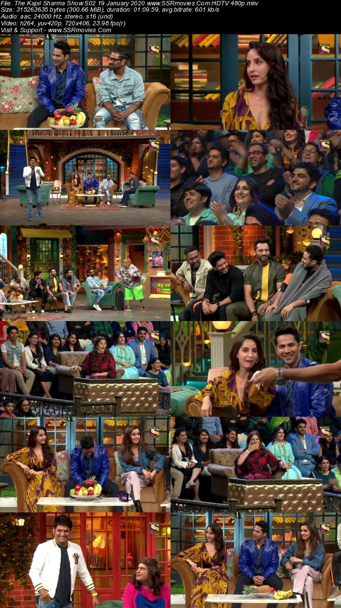 The Kapil Sharma Show S02 19 January 2020 Full Show Download HDTV HDRip 480p