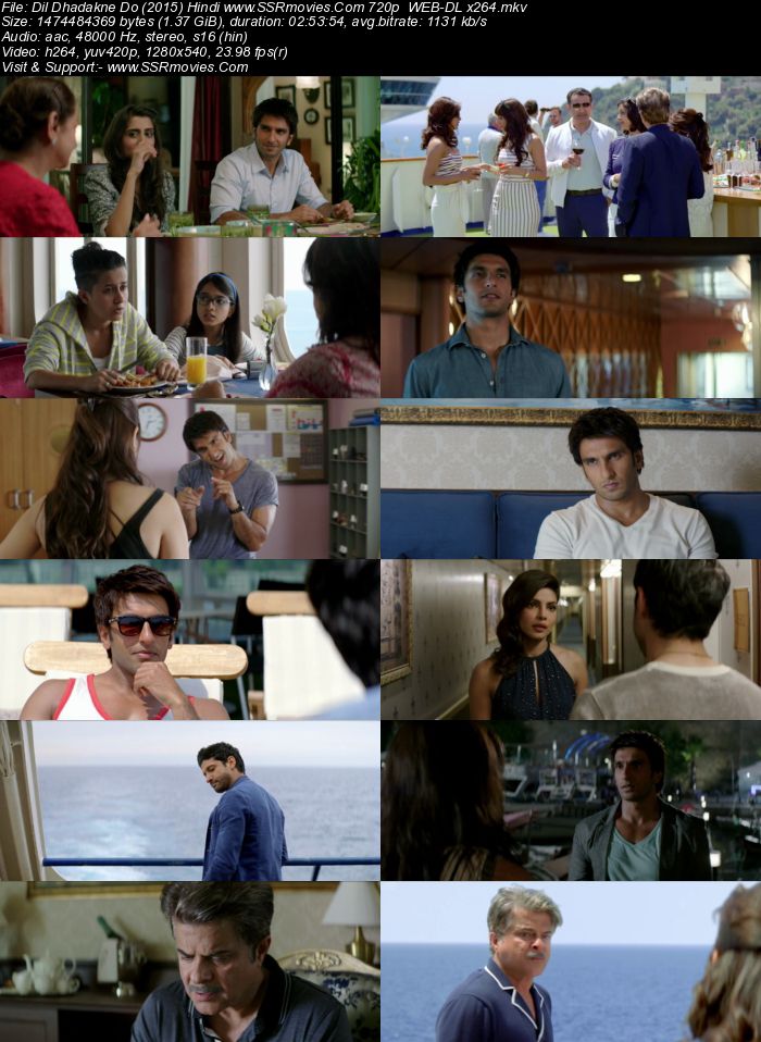 Dil Dhadakne Do (2015) Hindi 720p WEB-DL x264 1.4GB Full Movie Download