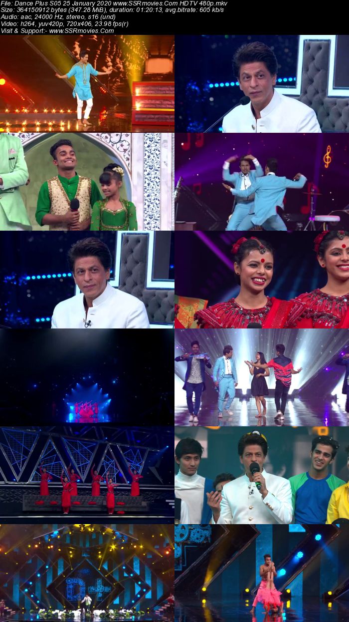 Dance Plus S05 25 January 2020 HDTV 480p 720p Download