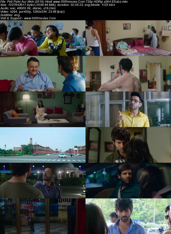 Pati Patni Aur Woh (2019) Hindi 1080p HDRip x264 2.3GB ESubs Full Movie Download