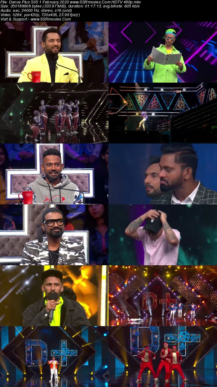 Dance Plus S05 1 February 2020 HDTV 480p 720p Download