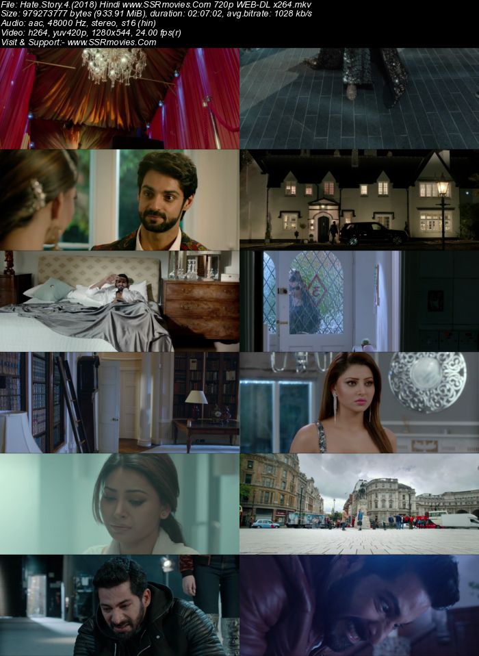 Hate Story IV (2018) Hindi 720p WEB-DL x264 900MB Full Movie Download