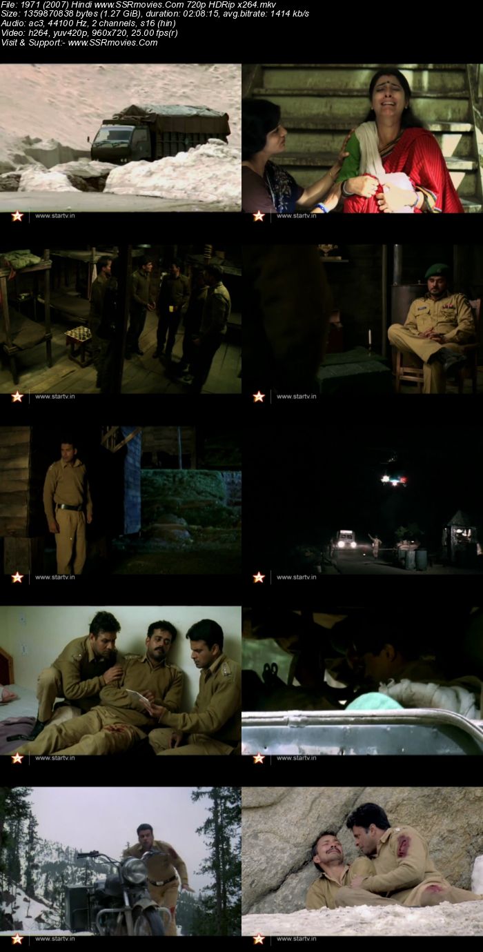 1971 (2007) Hindi 720p HDRip x264 1.3GB Full Movie Download