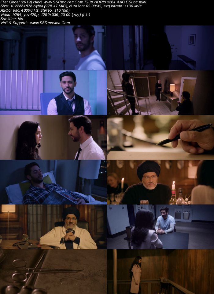 Ghost (2019) Hindi 480p HDRip x264 350MB ESubs Full Movie Download