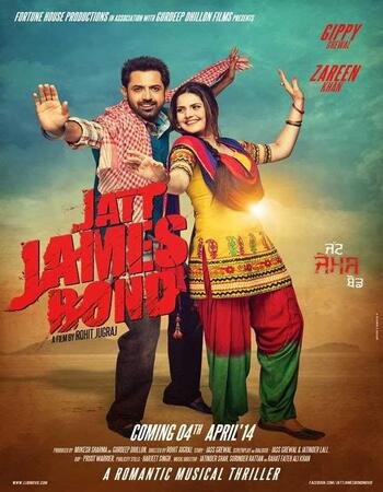 Jatt James Bond (2014) Dual Audio Hindi 480p HDRip x264 450MB Full Movie Download