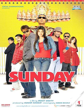 Sunday (2008) Hindi 720p WEB-DL x264 1GB Full Movie Download