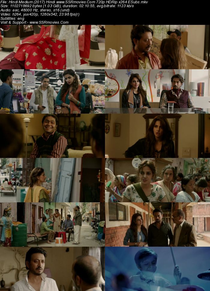 Hindi Medium (2017) Hindi 480p HDRip x264 400MB ESubs Full Movie Download