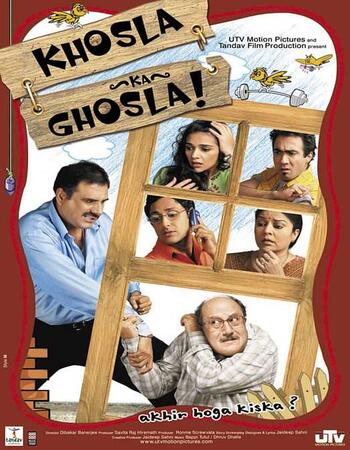 Khosla Ka Ghosla! (2006) Hindi 480p BluRay x264 400MB ESubs Full Movie Download