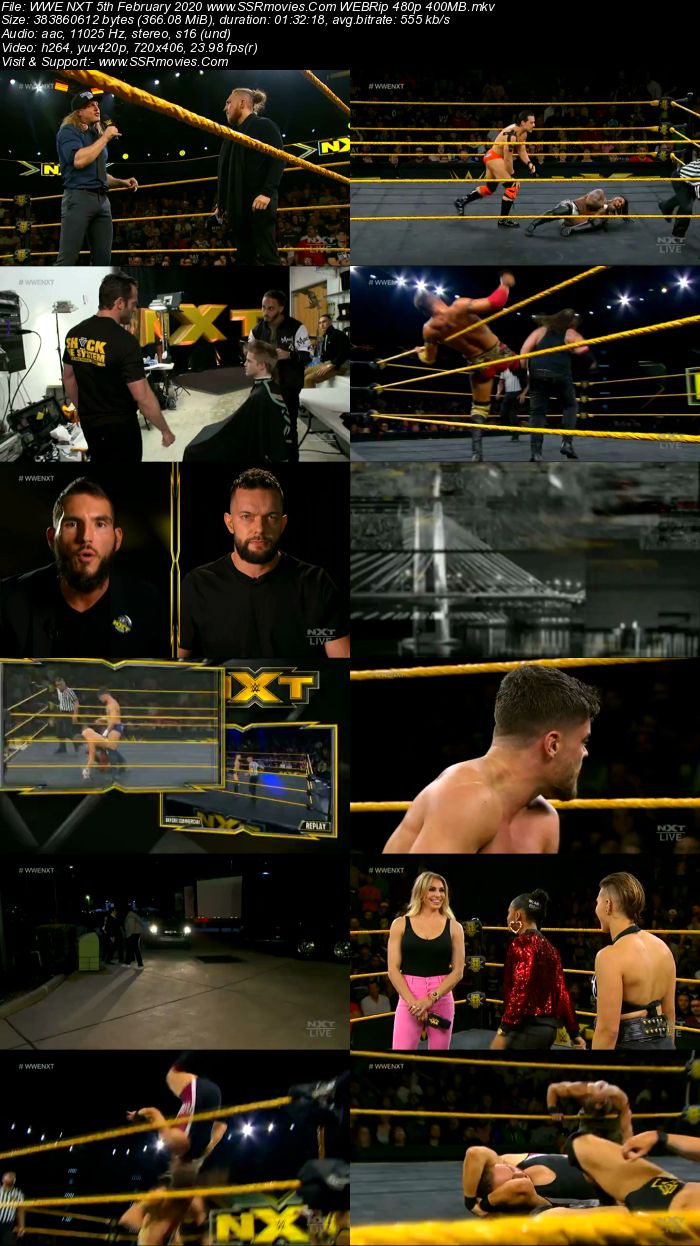 WWE NXT 5 February 2020 HDTV 480p Full Show Download