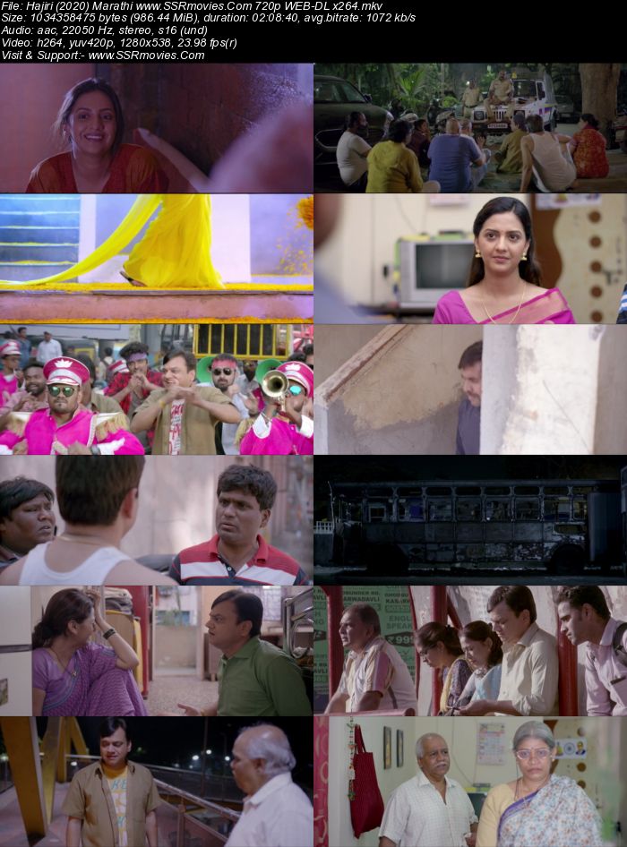 Hajiri (2020) Marathi 480p WEB-DL x264 400MB Movie Download