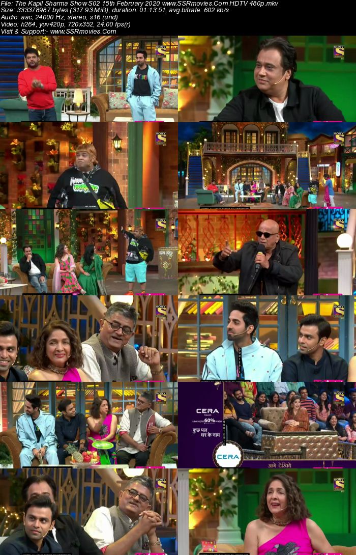 The Kapil Sharma Show S02 15th February 2020 Full Show Download HDTV HDRip 480p 720p