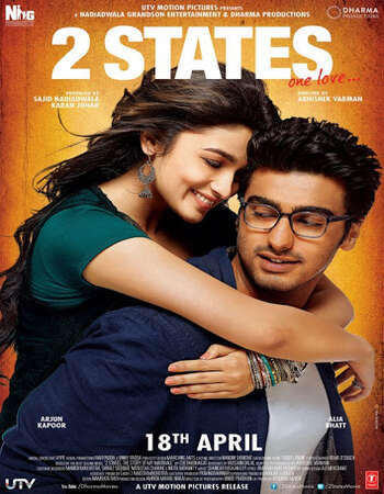 2 States (2014) Hindi 480p WEB-DL x264 450MB ESubs Full Movie Download