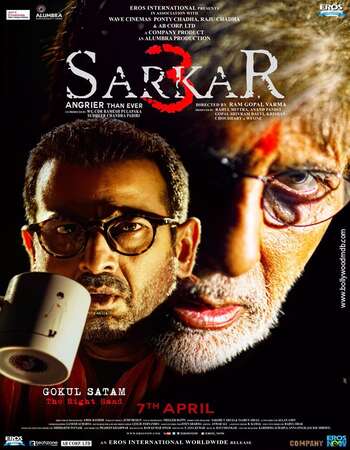 Sarkar 3 (2017) Hindi 720p DVDRip x264 1GB Full Movie Download