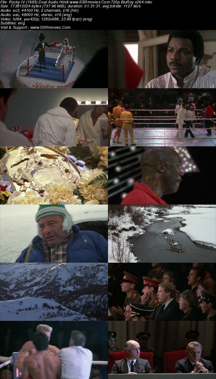 Rocky IV (1985) Dual Audio Hindi 720p BluRay x264 700MB Full Movie Download