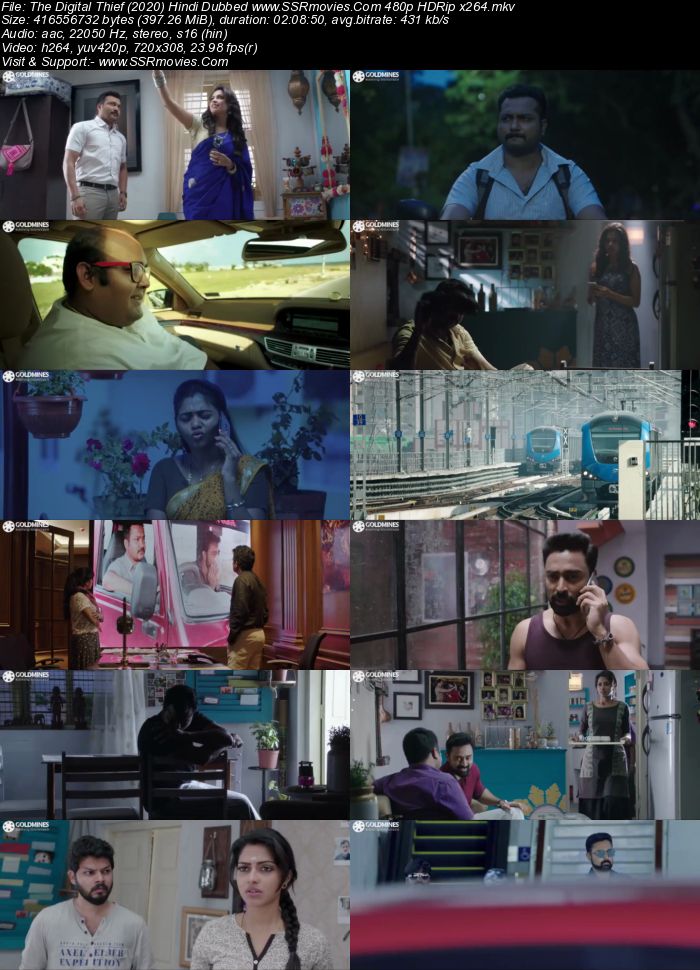 The Digital Thief (2020) Hindi Dubbed 720p HDRip x264 850MB Movie Download