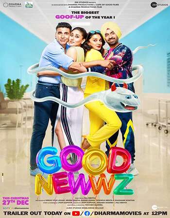 Good Newwz (2019) Hindi 1080p HDRip x264 2.1GB ESubs Full Movie Download