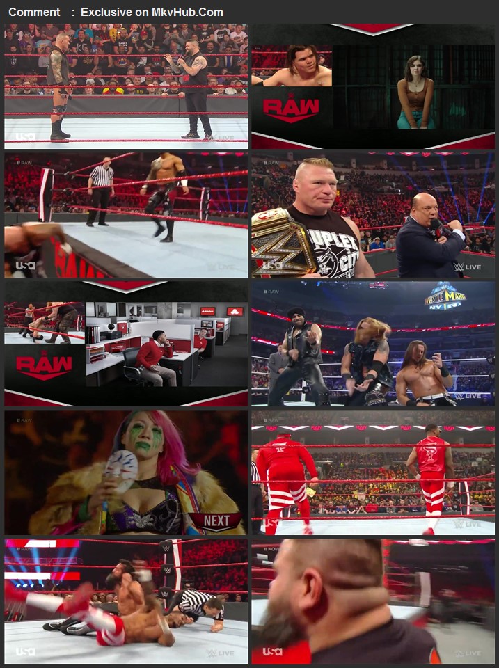 WWE Monday Night RAW 24 February 2020 English 720p HDTV 1.2GB