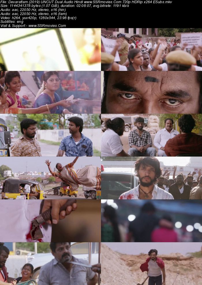 Devarattam (2019) Dual Audio Hindi 480p HDRip x264 400MB ESubs Full Movie Download