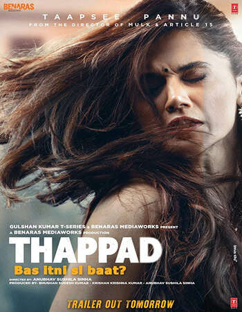 Thappad (2020) Hindi 720p 480p pDVDRip x264 1.2GB Full Movie Download