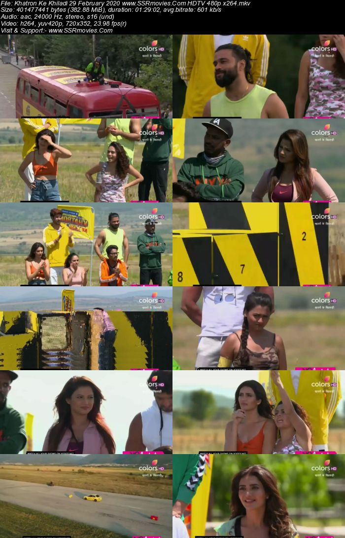 Khatron Ke Khiladi 29 February 2020 HDTV 480p x264 300MB Download