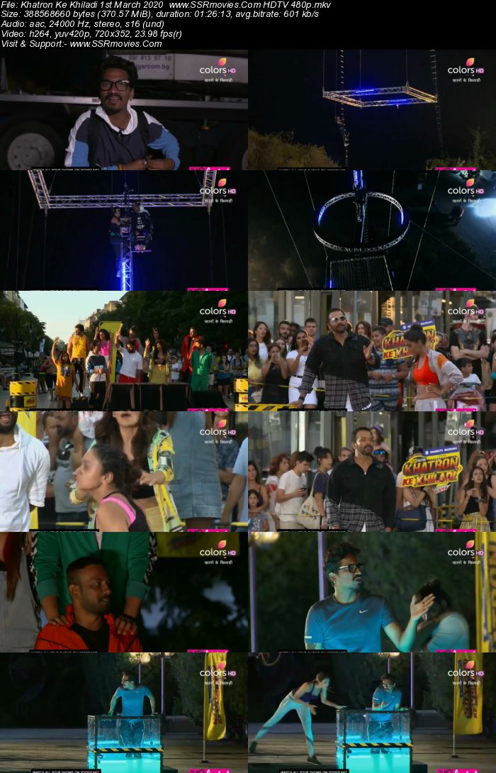 Khatron Ke Khiladi 1st March 2020 HDTV 480p x264 300MB Download