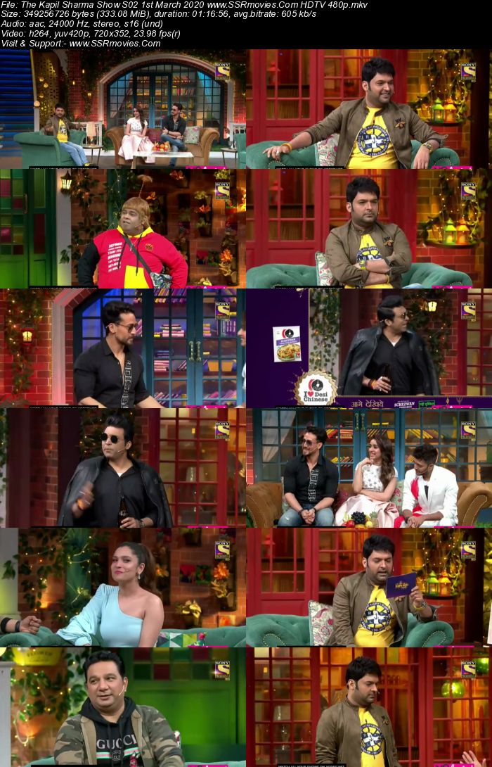 The Kapil Sharma Show S02 1st March 2020 Full Show Download HDTV HDRip 480p 720p