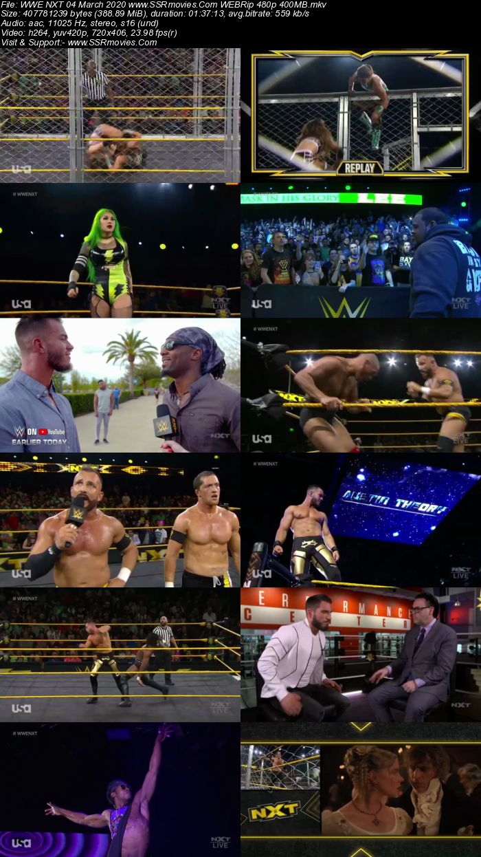 WWE NXT 4 March 2020 HDTV 480p Full Show Download