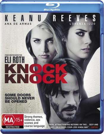 Knock Knock (2015) Dual Audio Hindi ORG 480p BluRay 300MB ESubs Full Movie Download