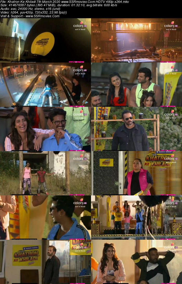 Khatron Ke Khiladi 7th March 2020 HDTV 480p x264 300MB Download