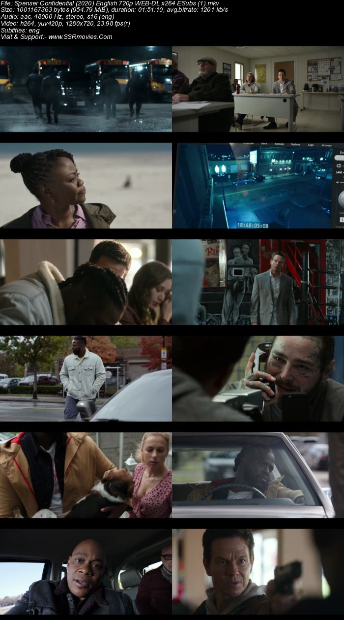 Spenser Confidential (2020) English 480p WEB-DL x264 300MB ESubs Full Movie Download