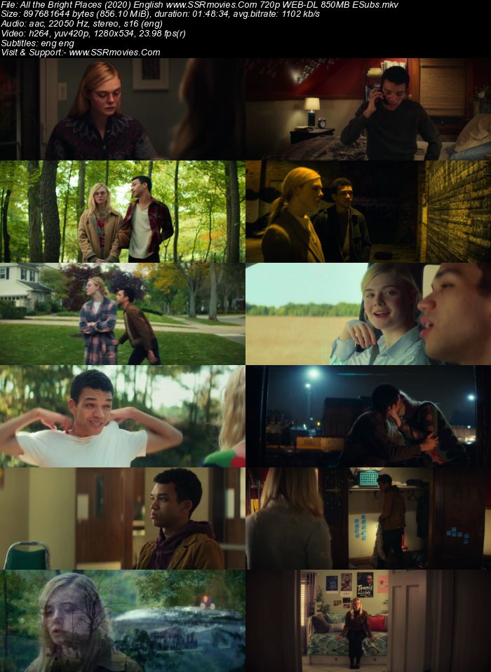 All the Bright Places (2020) English 480p WEB-DL x264 300MB ESubs Full Movie Download