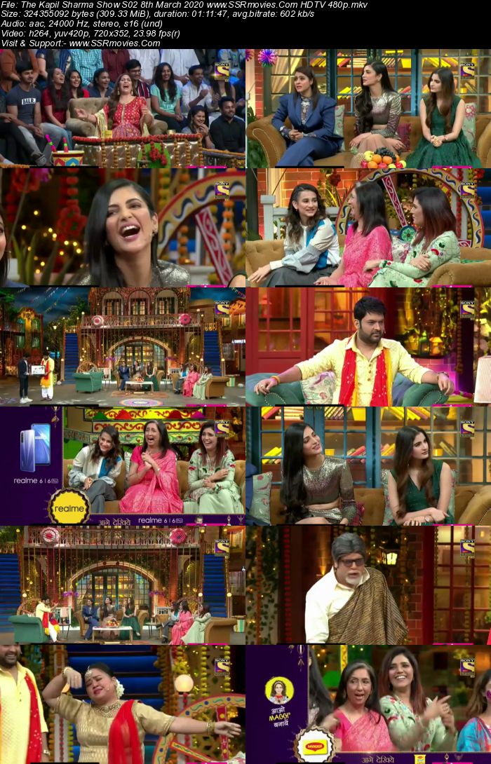 The Kapil Sharma Show S02 8th March 2020 Full Show Download HDTV HDRip 480p 720p