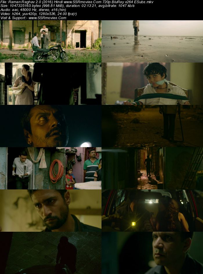 Raman Raghav 2.0 (2016) Hindi 480p BluRay x264 400MB Full Movie Download