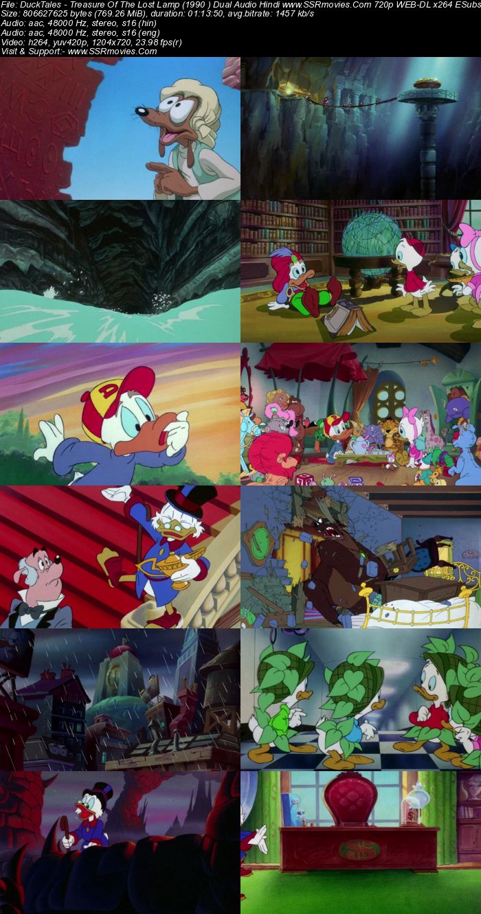 DuckTales the Movie: Treasure of the Lost Lamp (1990) Dual Audio Hindi 720p WEB-DL x264 750MB Full Movie Download