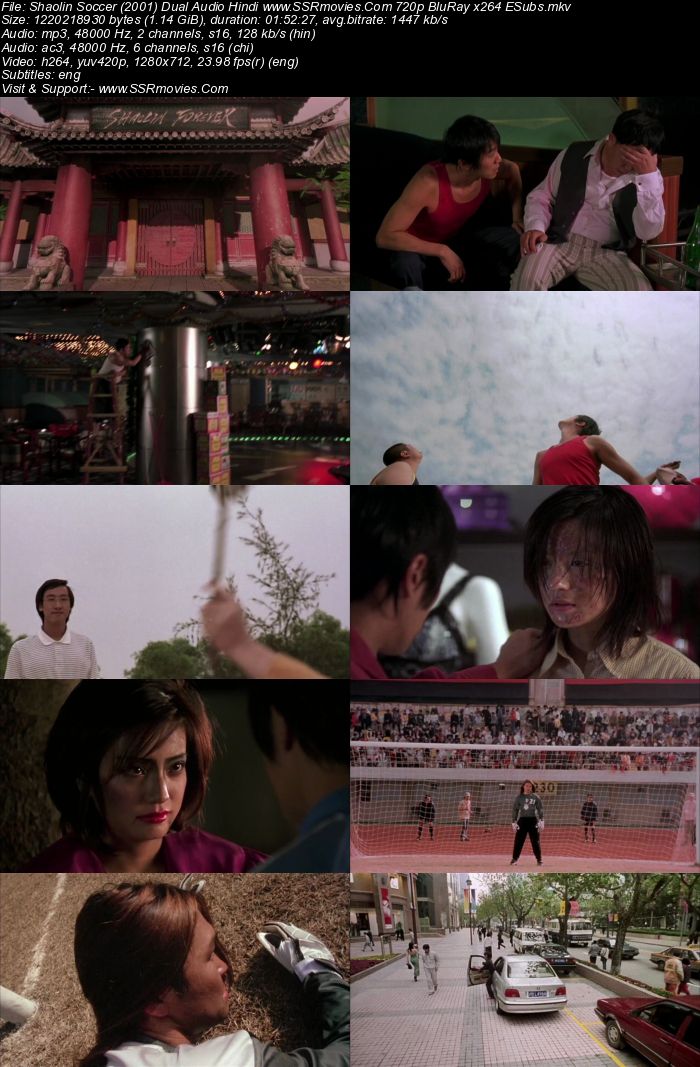 Shaolin Soccer (2001) Dual Audio Hindi 480p BluRay x264 300MB ESubs Full Movie Download