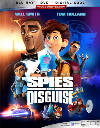 Spies in Disguise (2019) Dual Audio Hindi 480p ORG BluRay 350MB ESubs Full Movie Download