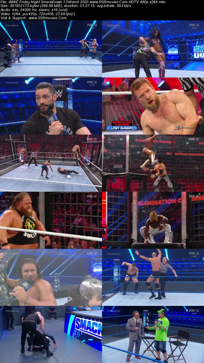 WWE Friday Night SmackDown 13 March 2020 Full Show Download 480p 720p HDTV WEBRip