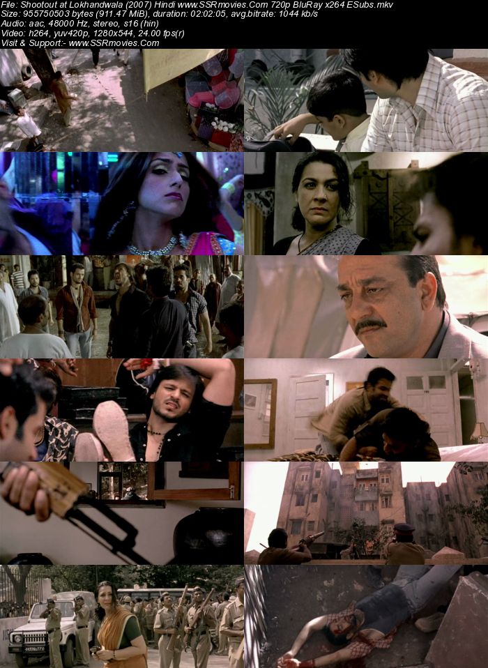 Shootout at Lokhandwala (2007) Hindi 720p BluRay 900MB Full Movie Download