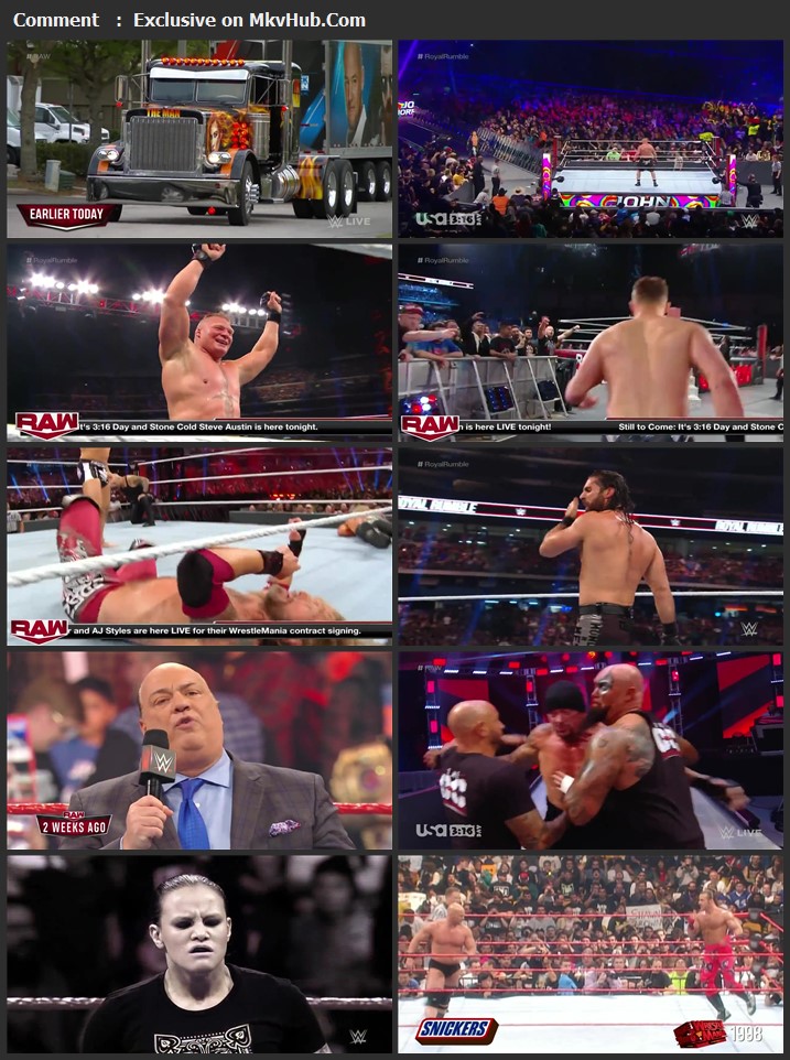 WWE Monday Night RAW 16th March 2020 720p HDTV x264 1.1GB