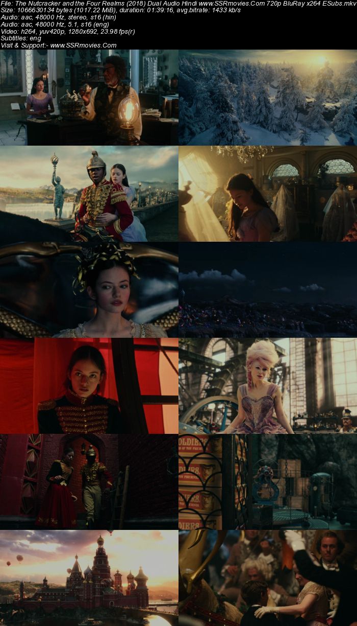 The Nutcracker and the Four Realms (2018) Dual Audio Hindi 480p BluRay x264 300MB Full Movie Download