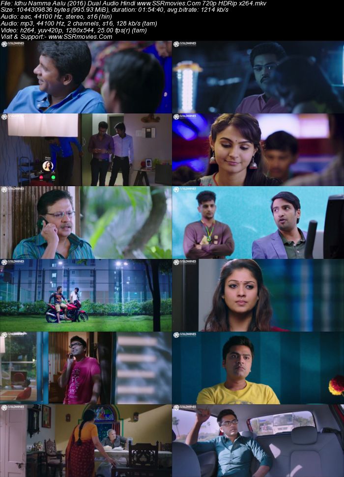 Idhu Namma Aalu (2016) Dual Audio Hindi 480p HDRip x264 350MB Full Movie Download