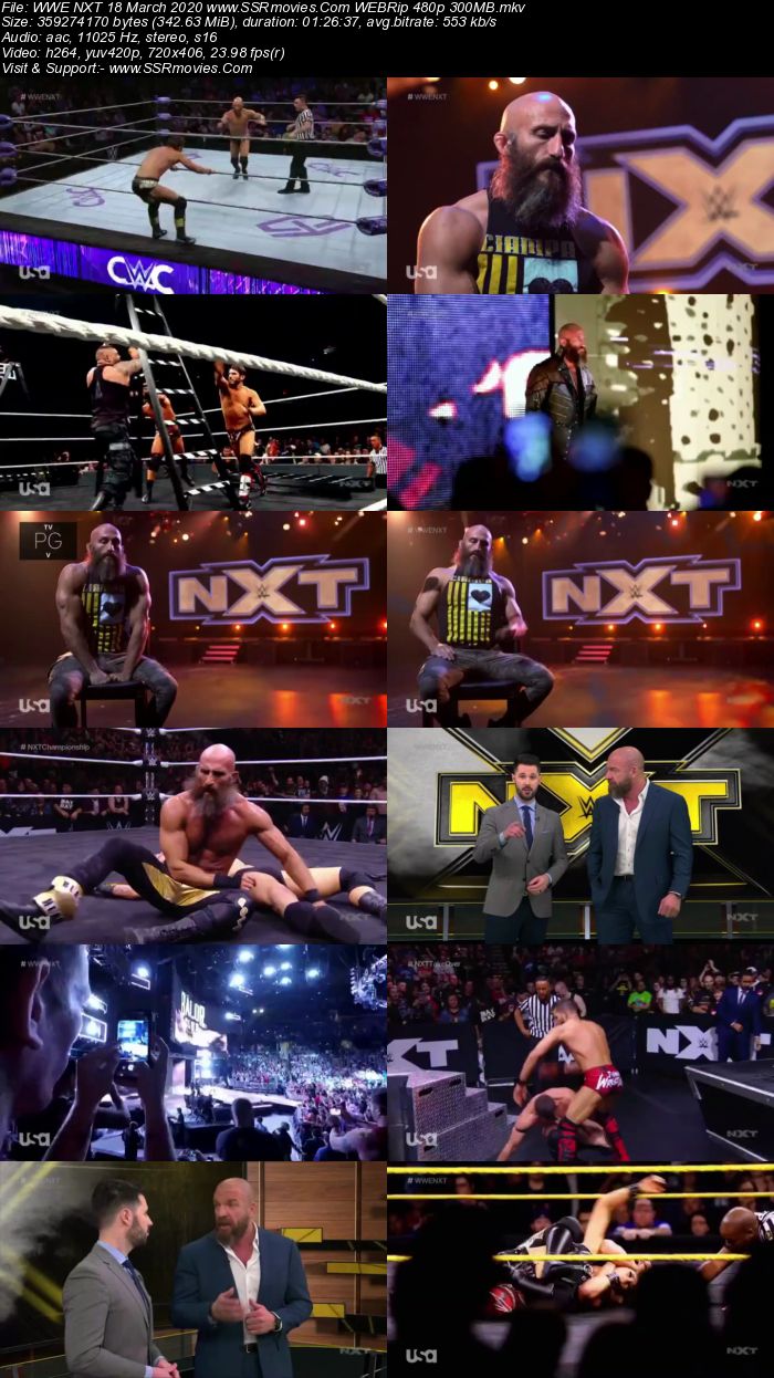 WWE NXT 18 March 2020 HDTV 480p Full Show Download