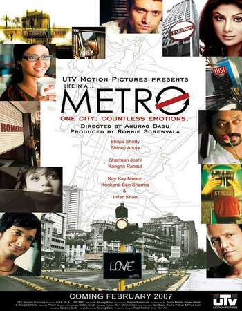 Life in a Metro (2007) Hindi 480p WEB-DL x264 400MB ESubs Full Movie Download