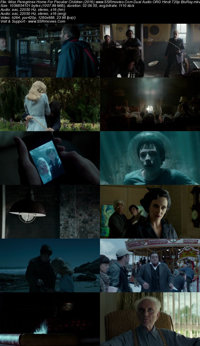 Miss Peregrine's Home for Peculiar Children (2016) Dual Audio Hindi 720p BluRay x264 1GB Full Movie Download