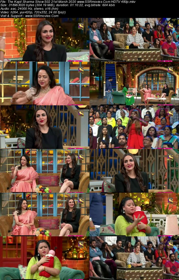 The Kapil Sharma Show S02 21st March 2020 Full Show Download HDTV HDRip 480p 720p