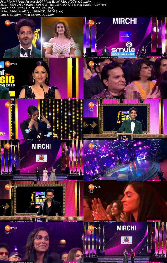 Mirchi Music Awards 2020 Main Event 720p 480p HDTV 1GB Download