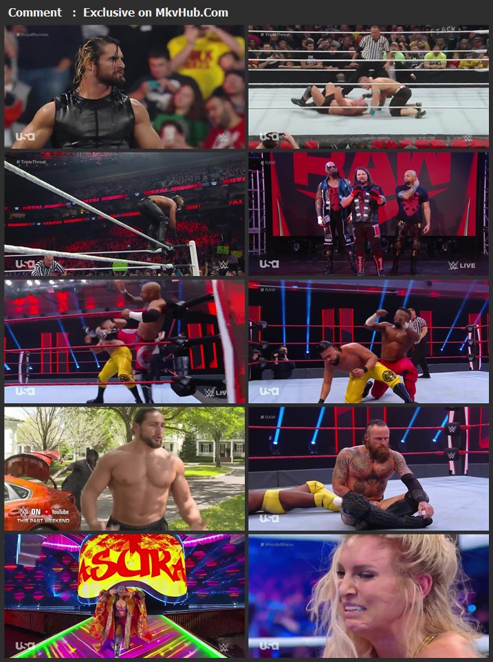 WWE Monday Night RAW 23th March 2020 720p HDTV x264 1GB