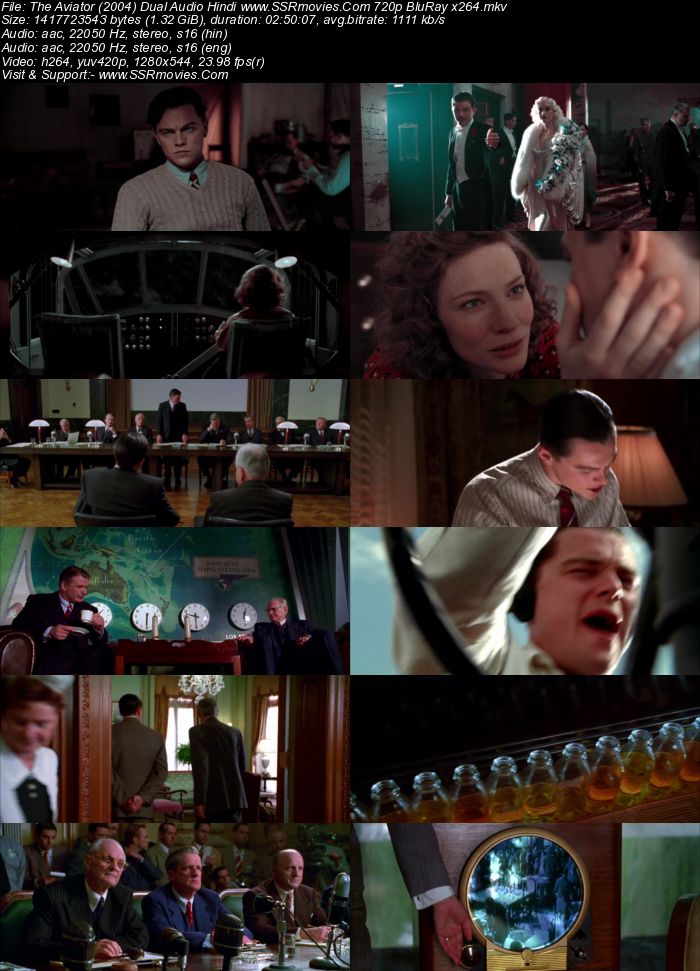 The Aviator (2004) Dual Audio Hindi 480p BluRay x264 550MB Movie Download